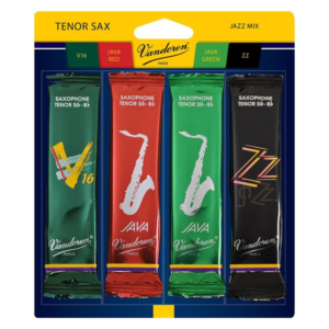 Vandoren Jazz Mix Reed Card Tenor Saxophone