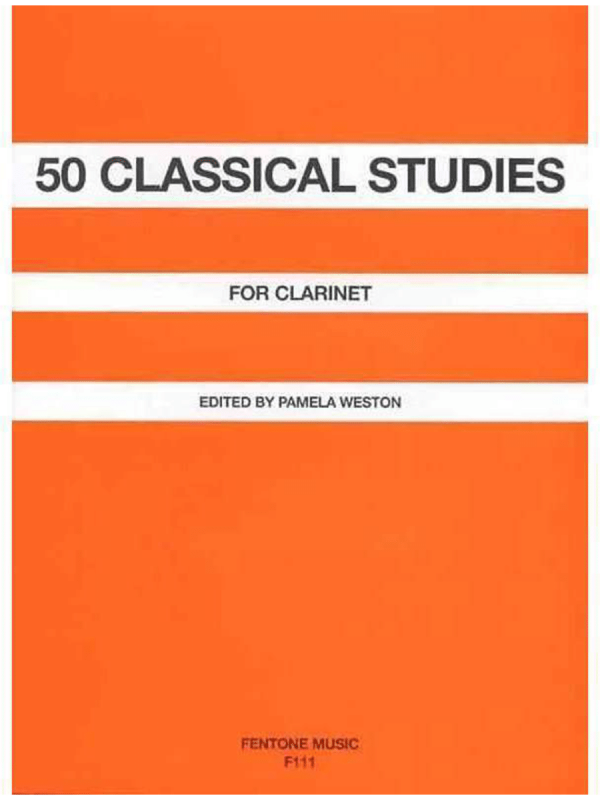 50 Classical Studies for Clarinet (Ed. Pamela Weston)