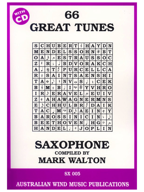 66 Great Tunes - Alto Saxophone (Mark Walton)