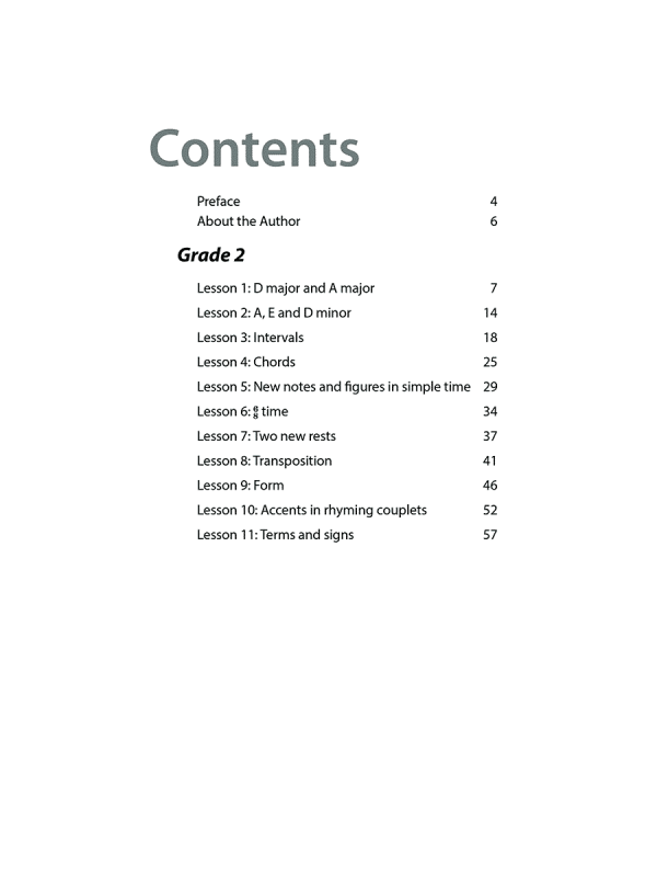 AMEB Theory of Music Course & Workbook - Grade 2