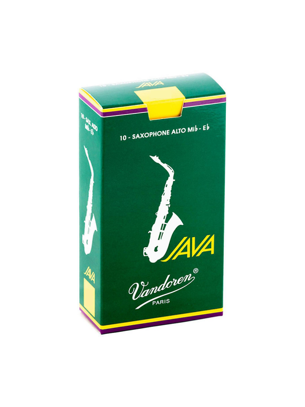 Vandoren Java Green Alto Sax Reeds (Box of 10)