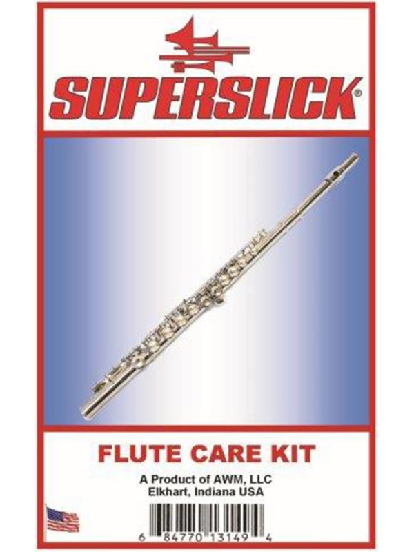Superslick Flute Care Kit with Oiler Leisure Coast Wind & Brass