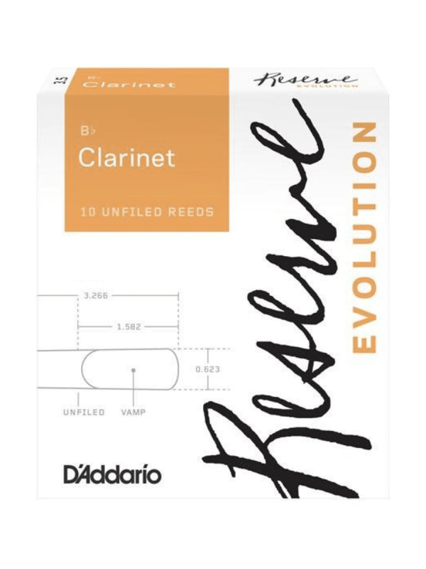 D'Addario Reserve Evolution Bb Clarinet Reeds (Box of 10)