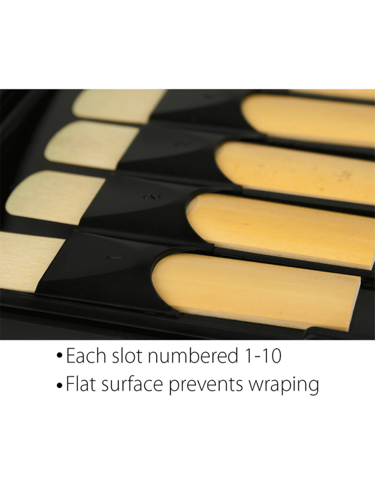 Protec Alto/Tenor Sax Reed Case 10 Reeds (Black) Leisure Coast Wind