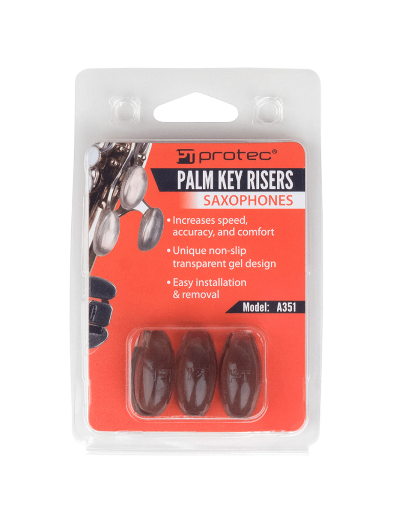 Protec Saxophone Palm Key Risers Transparent - Leisure Coast Wind & Brass