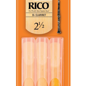 Rico Original Bb Clarinet Reeds 2.5 - 3 PK