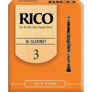 Rico Original Bb Clarinet Reeds 3.0 - Box of 10