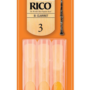 Rico Original Bb Clarinet Reeds 3.0 - 3 PK