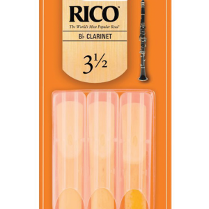 Rico Original Bb Clarinet Reeds 3.5 - 3 PK