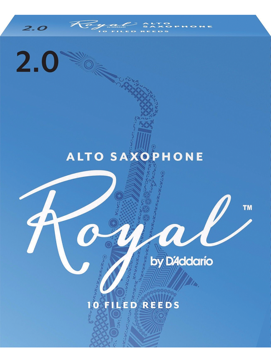 Rico Royal Alto Sax Reeds 2.0 - Box of 10