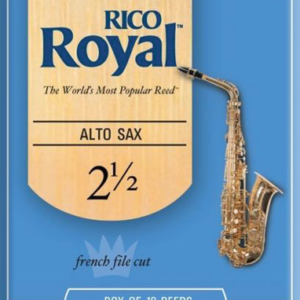 Rico Royal Alto Sax Reeds 2.5 - Box of 10