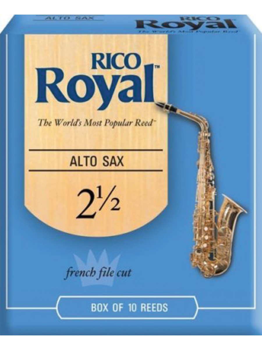 Rico Royal Alto Sax Reeds 2.5 - Box of 10