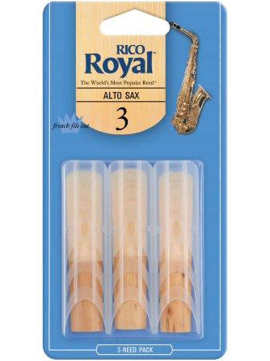 Rico Royal Alto Sax Reeds 3.0 - 3 pack