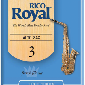 Rico Royal Alto Sax Reeds 3.0 - Box of 10
