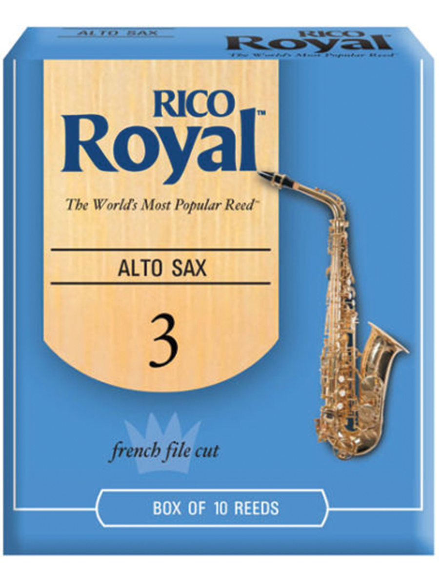 Rico Royal Alto Sax Reeds 3.0 - Box of 10