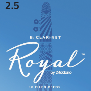 Rico Royal Bb Clarinet Reeds 2.5 - Box of 10