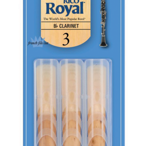Rico Royal Bb Clarinet Reeds 3.0 - 3 pack