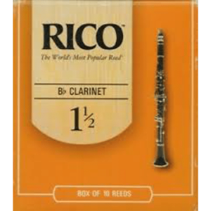 Rico Original Bb Clarinet Reeds 1.5 - Box of 10