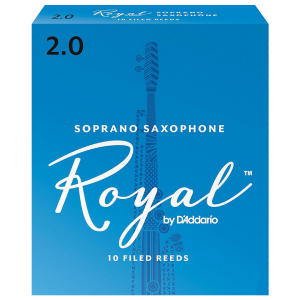 Rico Royal Soprano Sax Reeds 2.0 - Box of 10