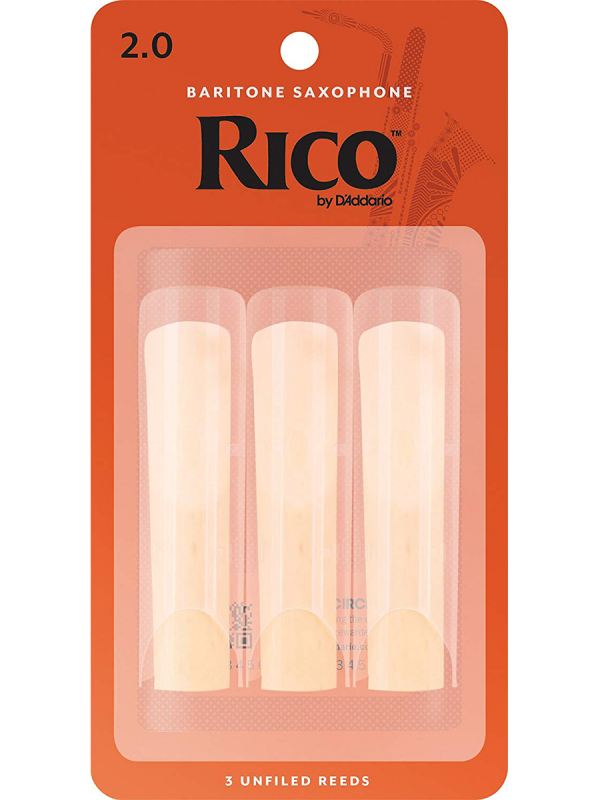 Rico Original Baritone Sax Reeds 2.0 - 3 pk