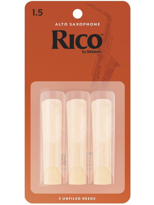 Rico Original Alto Sax Reeds 1.5 - 3 pk