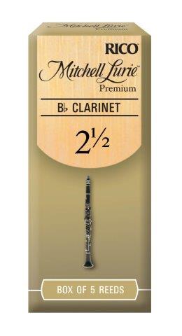 Mitchell Lurie Bb Clarinet Reeds 2.5 Box of 5