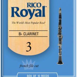 Rico Royal Clarinet Reeds 3.0 Box of 10