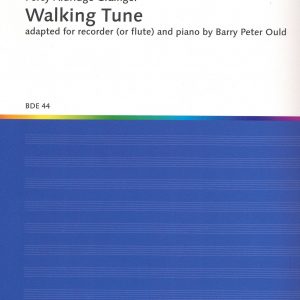 Percy Grainger Walking Tune Flute Recorder Piano