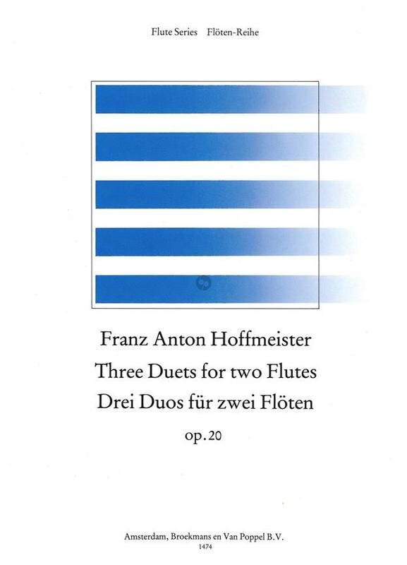 Hoffmeister Three Duets for Two Flutes