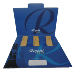 RIgotti Gold Bb Clarinet Reeds 3 Pack