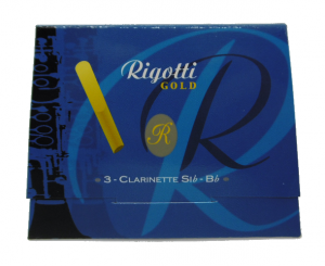 RIgotti Gold Bb Clarinet Reeds 3 Pack