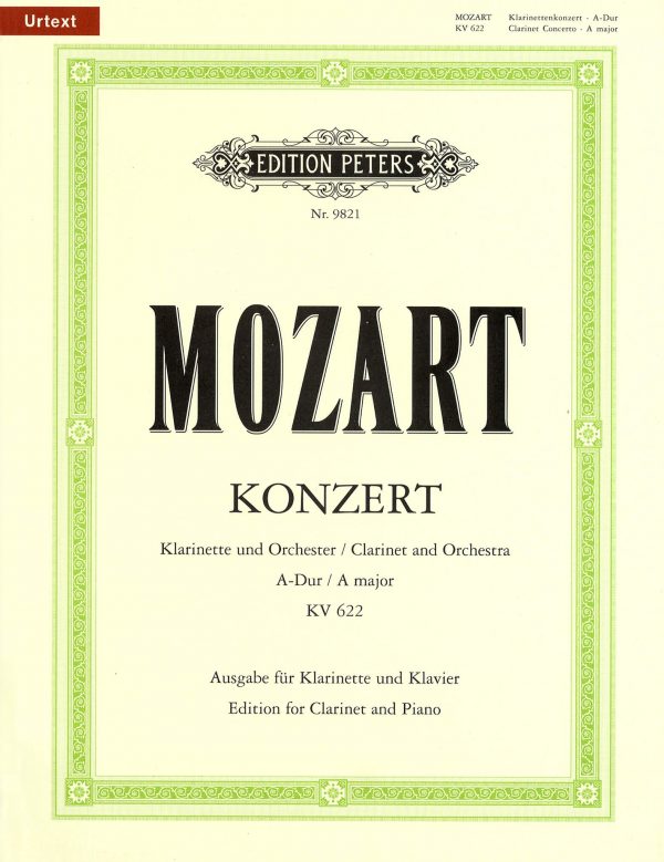 Mozart Clarinet Concerto In A Major K. 622