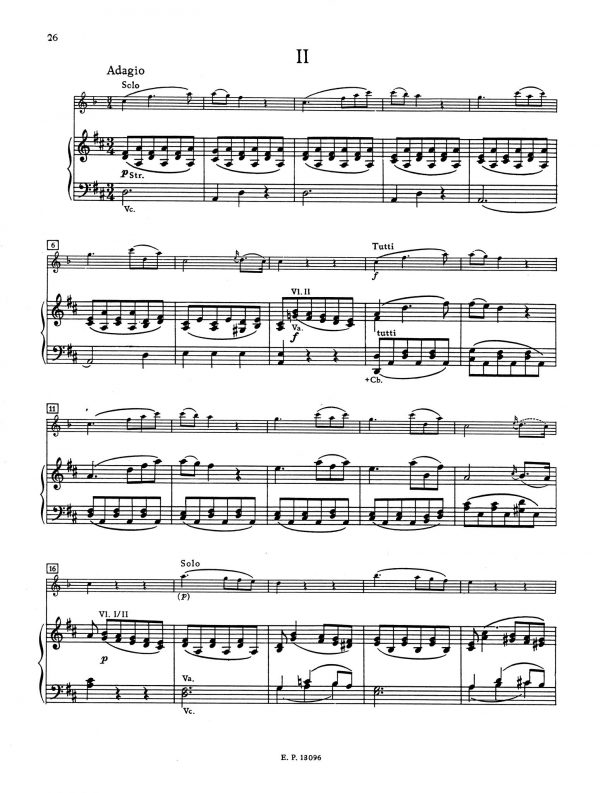 Mozart Clarinet Concerto In A Major K. 622 Sample