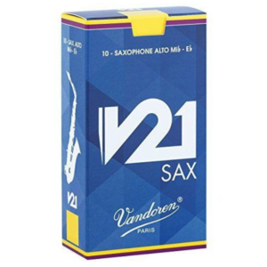 Vandoren V21 Alto Saxophone Reeds Box of 10