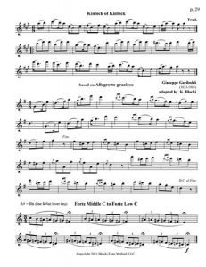 Blocki Flute Method Book 3 Sample