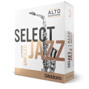 Daddario Select Jazz Unfiled Alto Sax Reeds