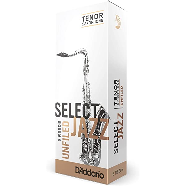 Daddario Select Jazz Unfiled Tenor Sax Reeds