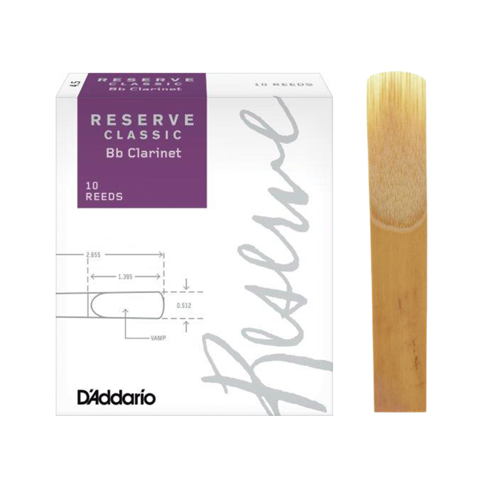 D'Addario Reserve Bb Clarinet Reed Single 4.0